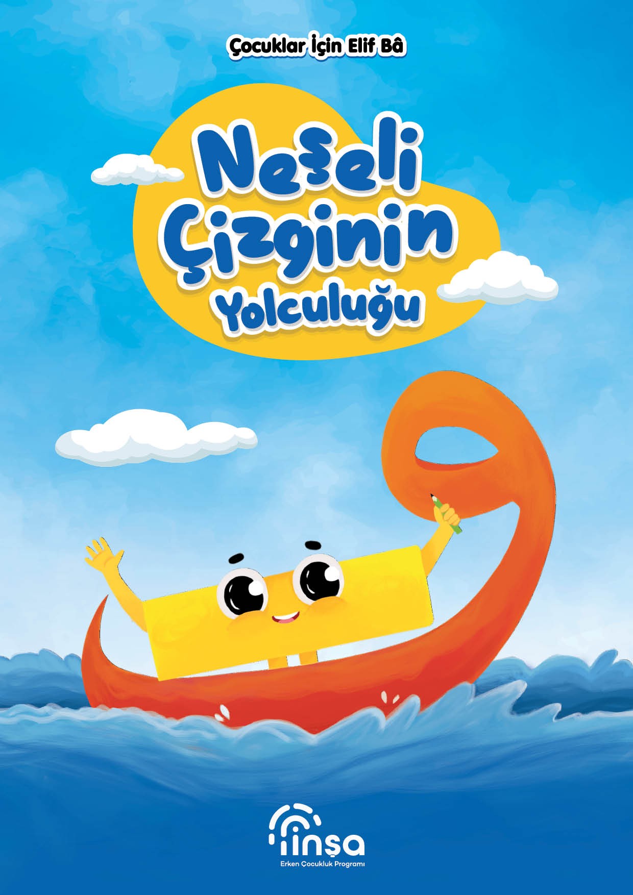 Neşeli Çizgi'nin Yolculuğu Çocuklar için Elif Ba